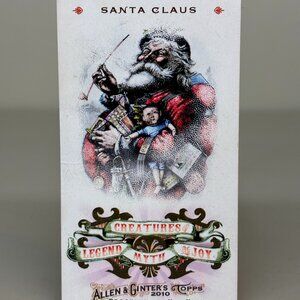 Santa Claus 2010 Topps Allen Ginter's Mini Creatures of Legend Myth Joy